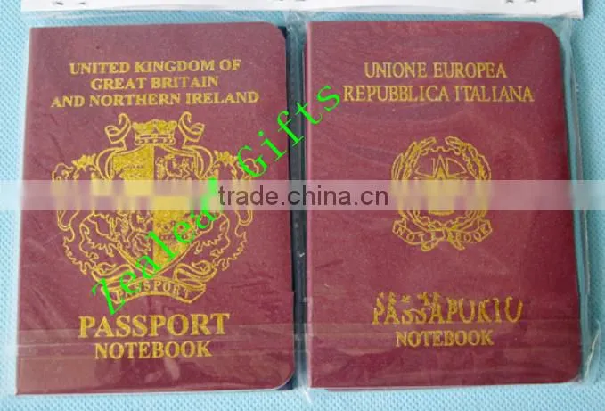 Passport Design Notepad Mini Notebook