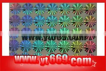 3D company logo sticker/Hologram label