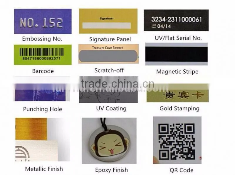 Silkscreen Printing RFID Smart Clamshell Low Cost Card Customized Color