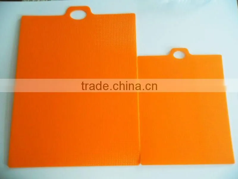 Plastic non-skid /anti-slip cutting board