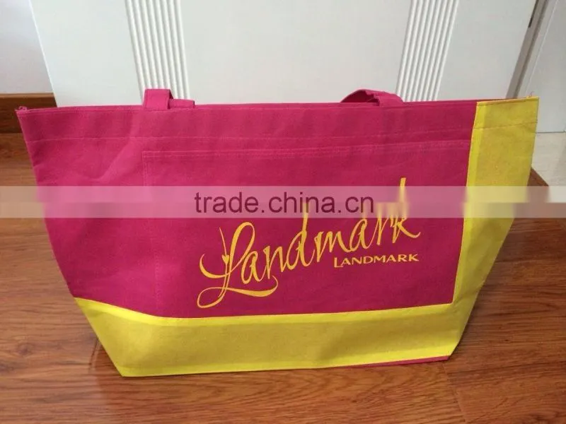 customized low price foldable full color bag