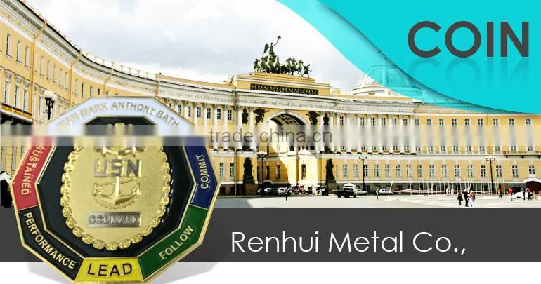 RENHUI METAL custom logo cheap custom token coins