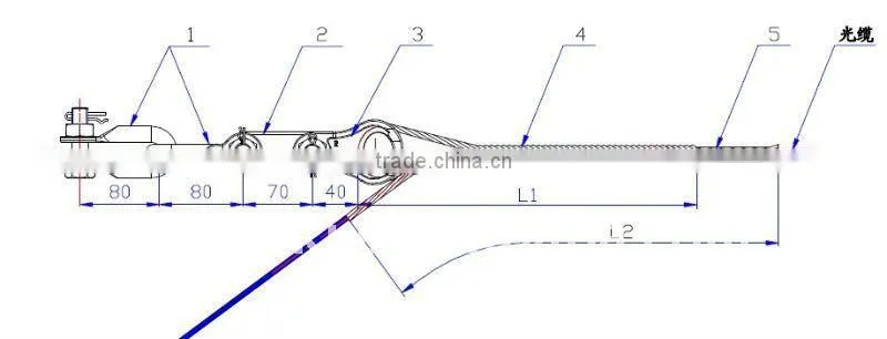 dead end grip for ADSS cable