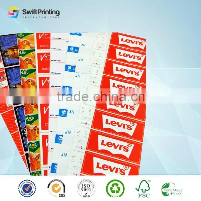 Bottom price hot sell paper printing sticker