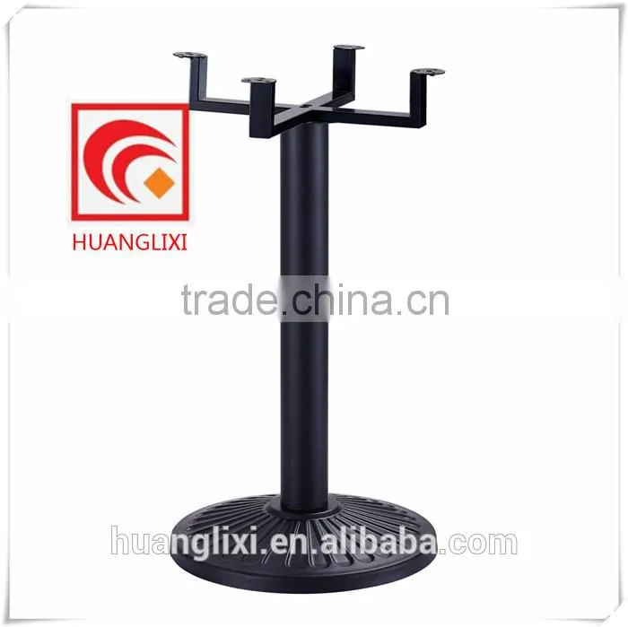 Coffee room black table leg, foot Hotel Environmental round table, table legs, composite base