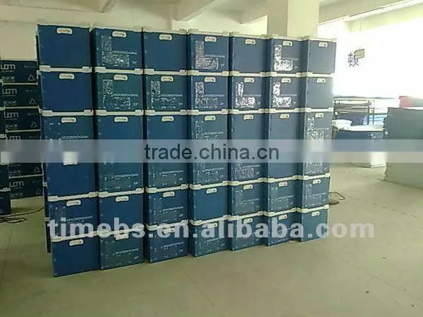 Corrugated plastic storage container
