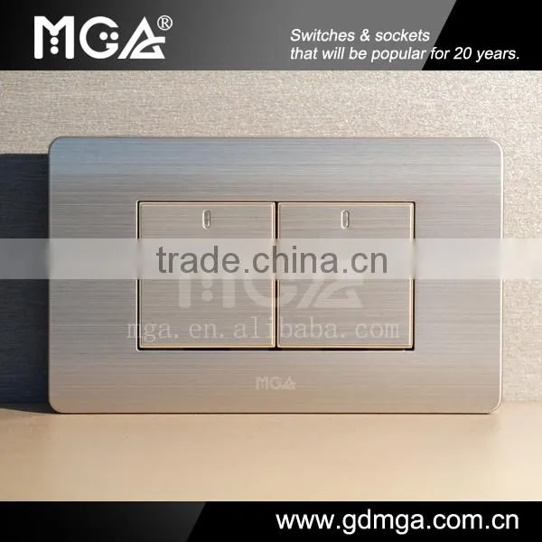 ultra-flat screen modern light switches / light switch / 1 gang 2 way switch