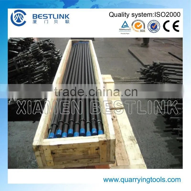 Drill rod for cross bits