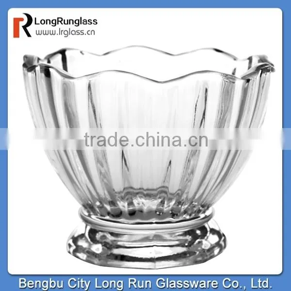 LongRun China new products unique ice cream cup elegant glass cup hot sale