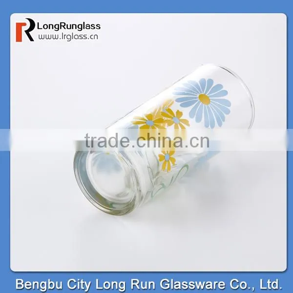 LongRun Bengbu 240ml colour frosted drinking glass tea cup