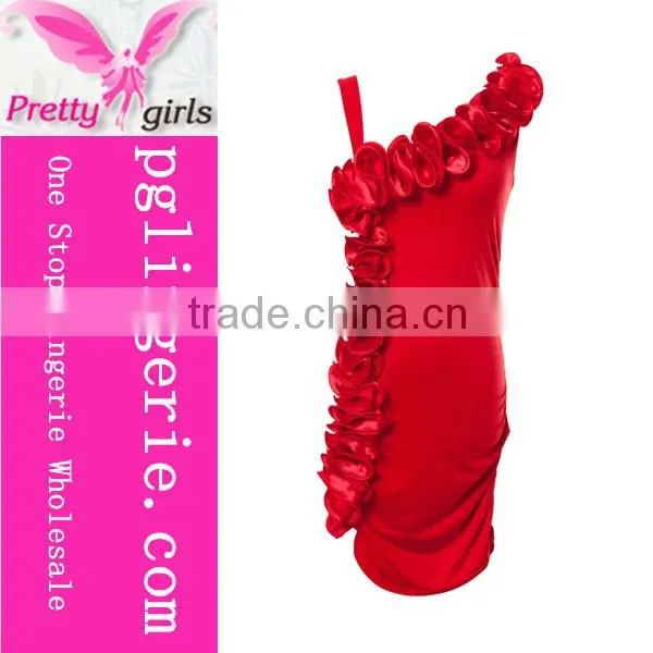 Red hot sexy girls babydoll lingerie nighty