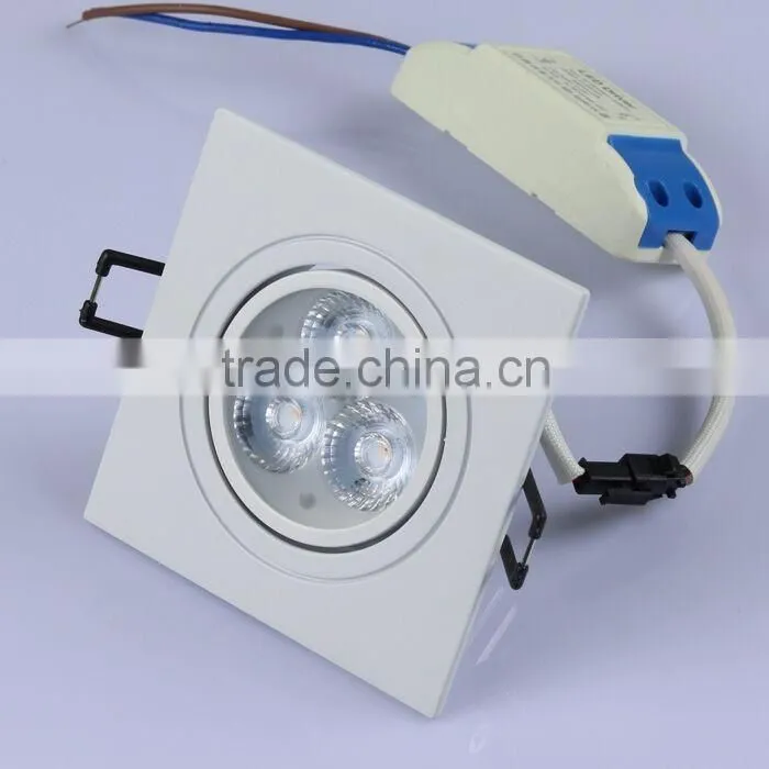 led ceiling recessed square led light downlights with CE driver
