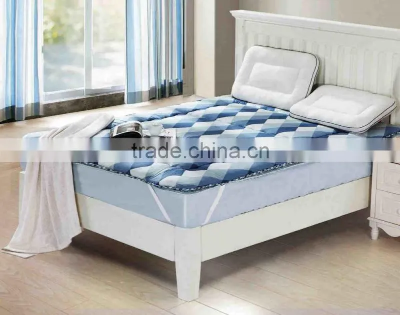 Printed Queen Size Waterproof Cool Hypoallergenic Coolmax Mattress Pad