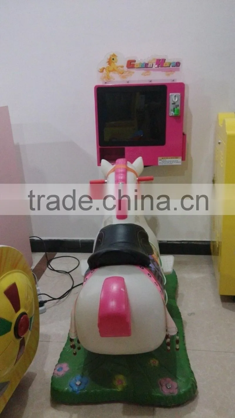 Used kids ride carousel horse ride on car coin operated kiddie rides for sale