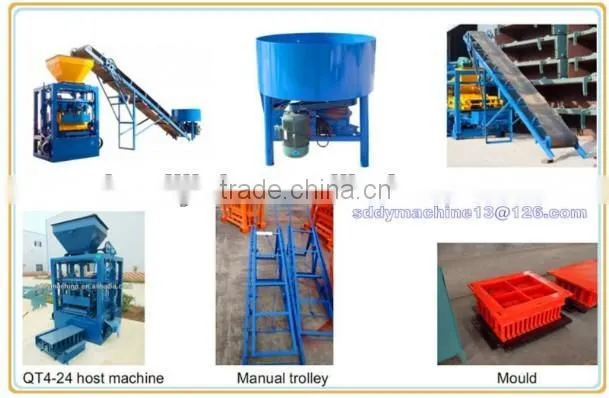 QT4-24 china concrete block making machine