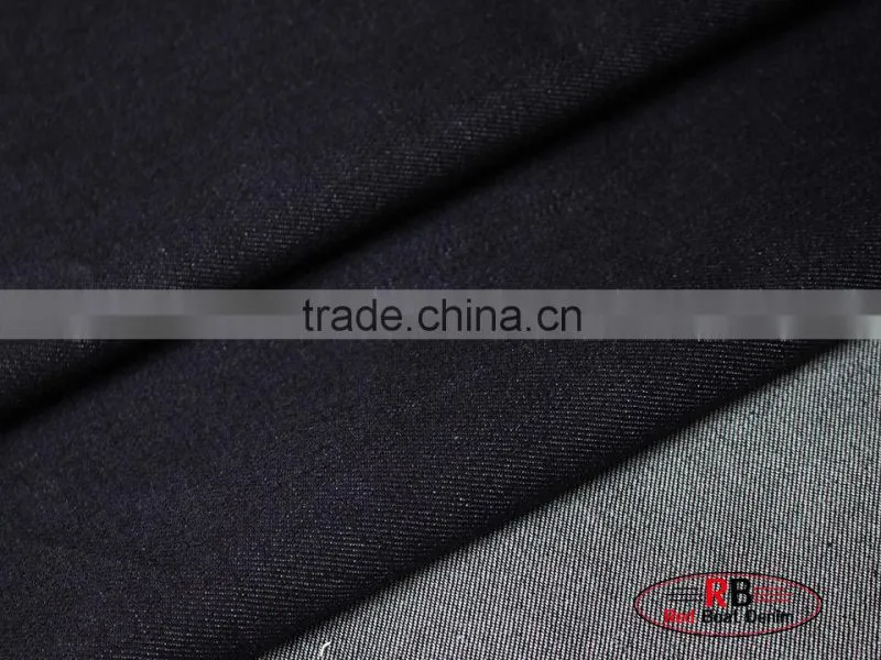 9oz Blue Color Slub 98% Cotton Stretch Denim Fabric For Wholesale