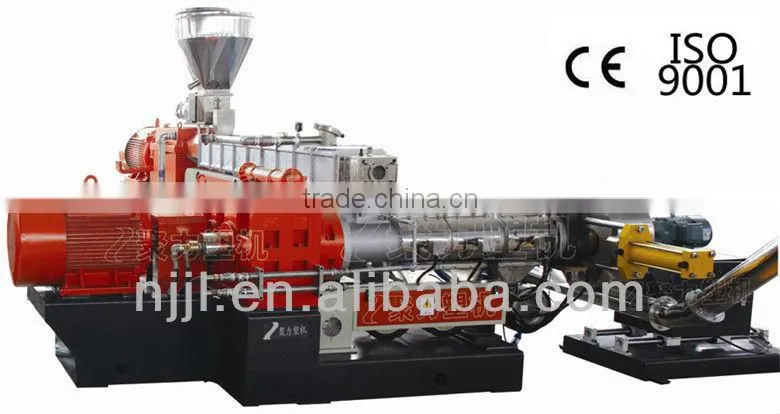 Black masterbatch extruder / pelletizing extrusion line