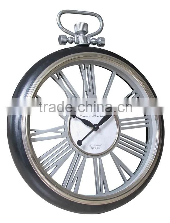 Big Size Metal Gear Clock High Grade Luxury Round Clock
