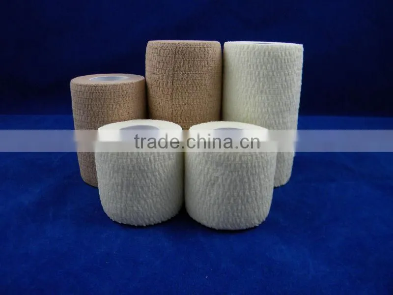 Elastic self-adhesive bandage roll