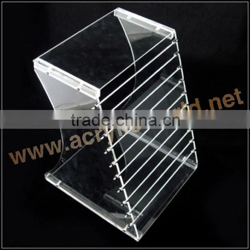 acrylic jewelry display stand/acrylic jewelry & cosmetic storage display boxes/rotating acrylic jewelry display stand