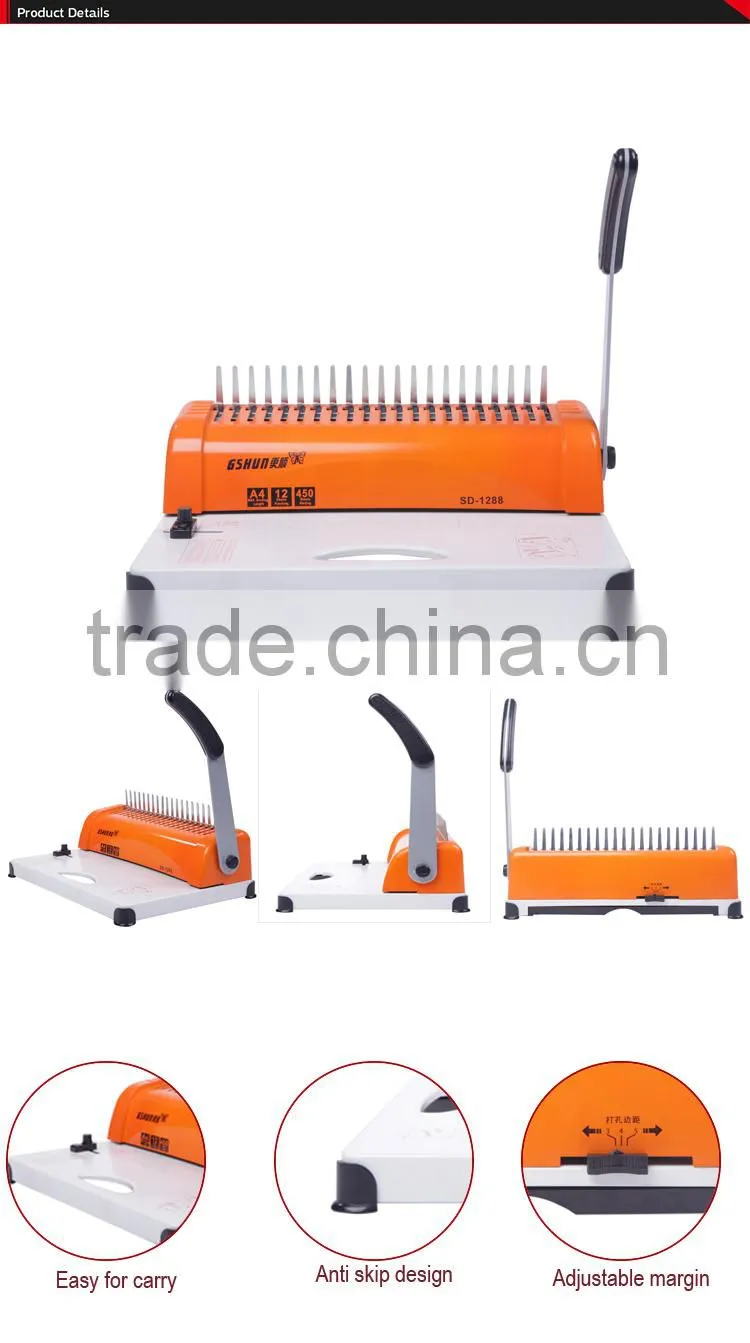 office equipment comb binding machines for sale