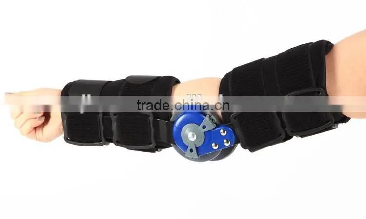 High quality elbow immobilizer angle adjustable hinged elbow support