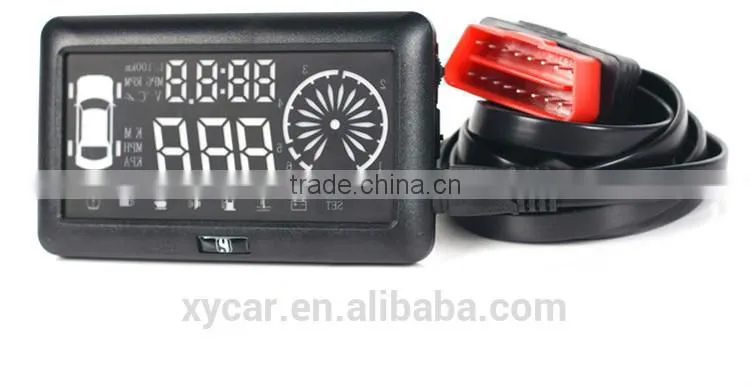 3 inch Car obd2 HUD display the speed engine water temperature voltage(XY-HUD204)