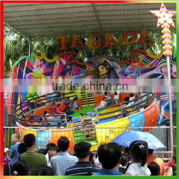 Colorful Theme Park Funfair Ride Disco Tagada for Sale