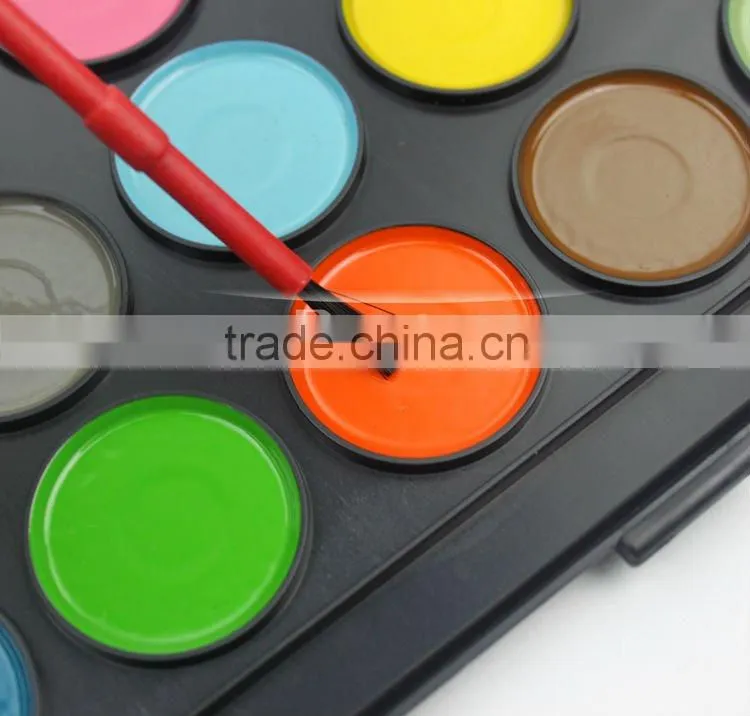 21colours semi dry watercolor paint set