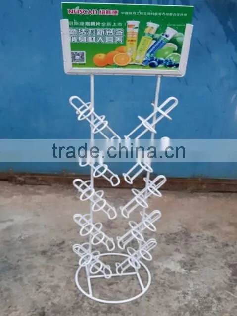 Custom retail promotional durable stationery shop display rack