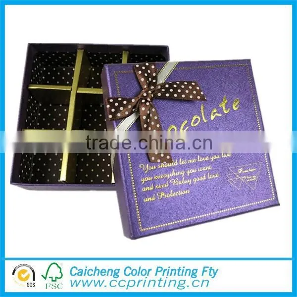 Cardboard chocolate paper box gift packaging box