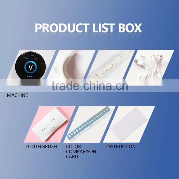 New portable teeth whitening led light kit machine products