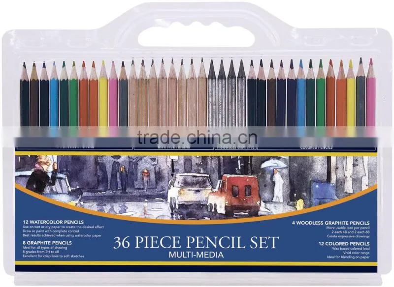 Artist 36pcs pencil set colour pencil set