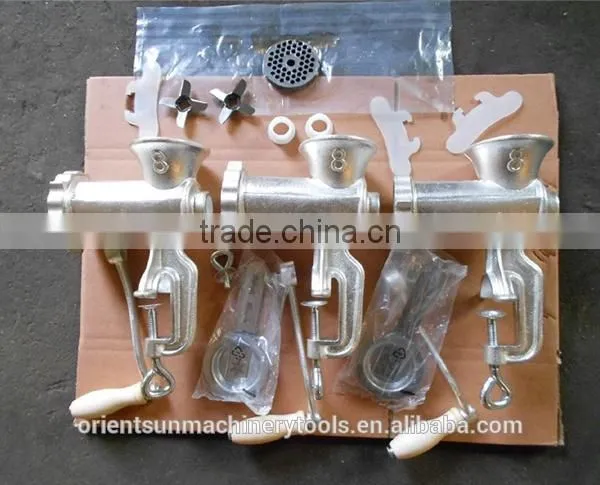 12# electroplate tinned manual meat grinder hand operate meat mincer no 12