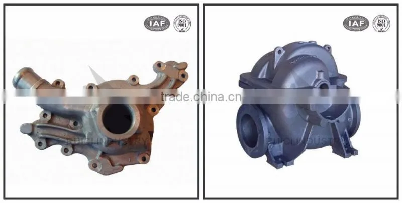 China supplier green sand casting pump parts cast iron foundry
