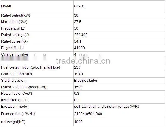 Generator diesel silent 30kw/40kva factory directly sale !!