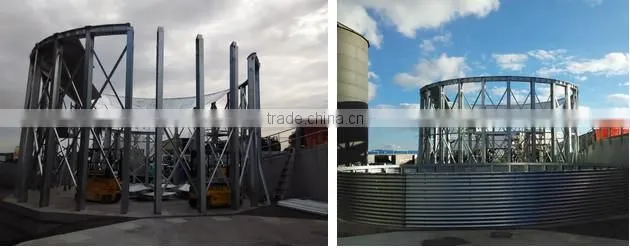 fumigation silo metal bolt bins maize storage tank