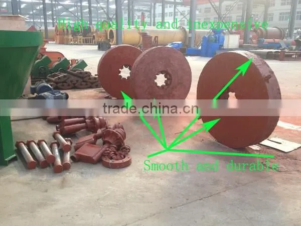 HUAHONG 1600 Gold Wet Pan Mill Grinding/Wheel mill for gold of the newest type and best price