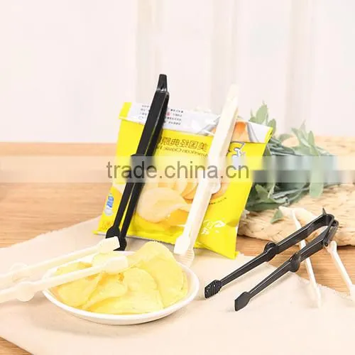 Kitchen Snack Food Tongs Salad Cake Clip Bread Potato Chips 5 Functional sealing Clip