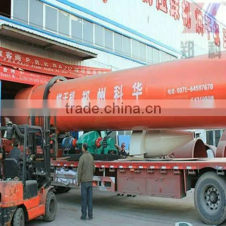 High Efficiency Rotary Dryer Widely Used For Slag, Coal, Wood, Bagasse