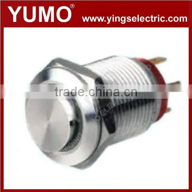 12mm metal push button ABS12S-C1-E NO or NC Momentary push button switch
