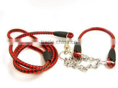 Dog Leash and Collar w/ chain