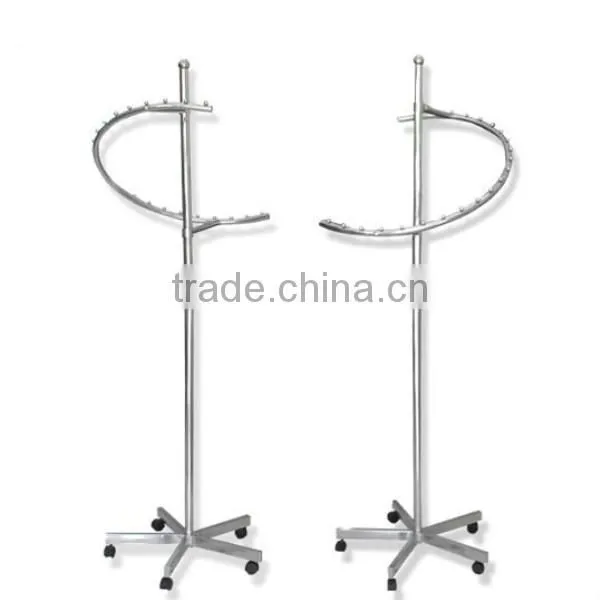 Metal 6-Way Clothing Display Rack,Clothes Hanger