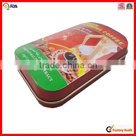 metal empty coffee tin cans