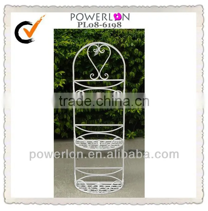 Antique decorative metal wall shelf