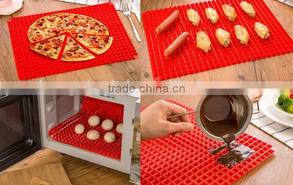 non-stick silicone rubber baking mat sheet set microwave induction oven suitable