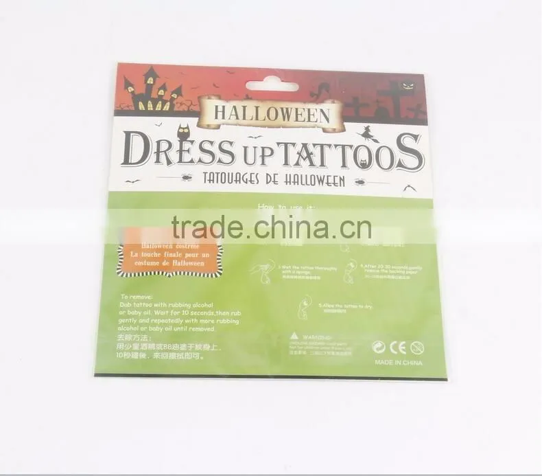 Halloween simulation Tattoo Sticker Halloween Scar wound Real blood Personality Transfer tattoos
