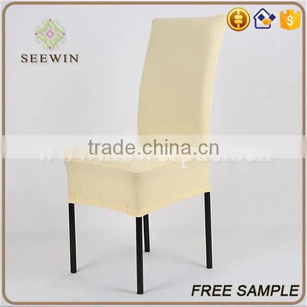 Cheap plain standard size white chair cover