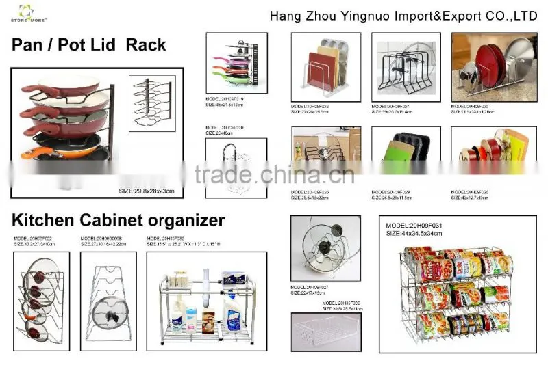 Kitchen Cabinet Wire Pot Lid And Pan Holder