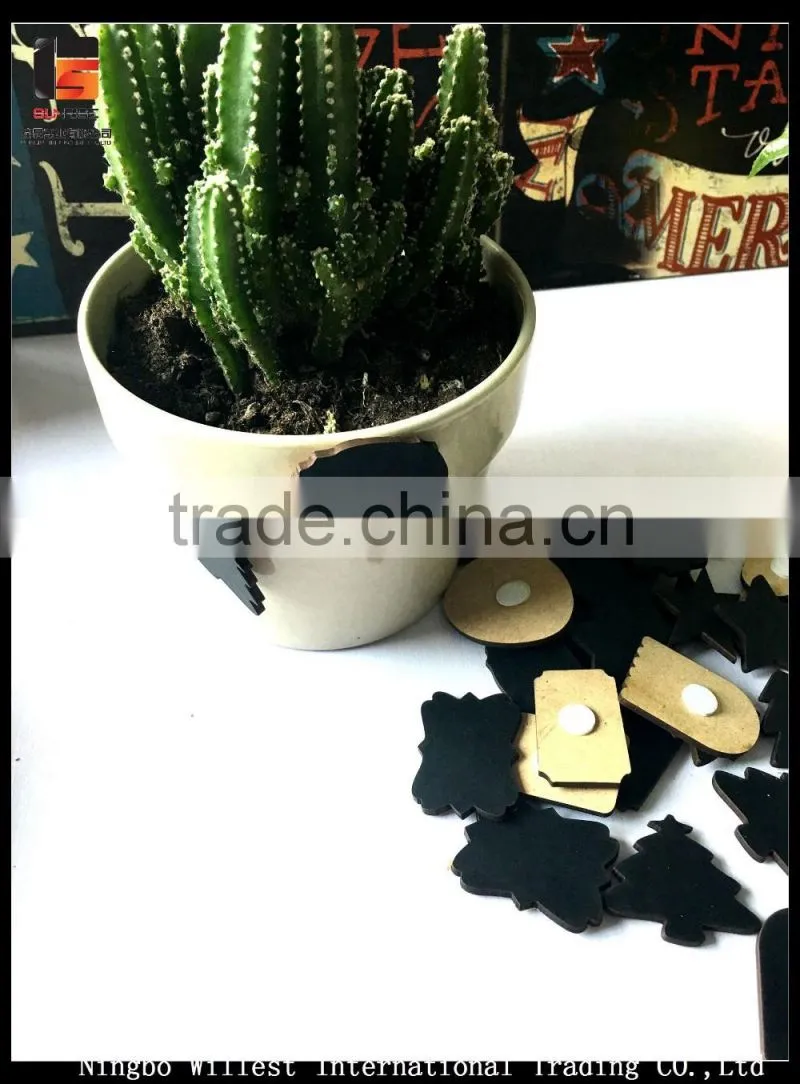 Wall wooden decorative blackboard sticker